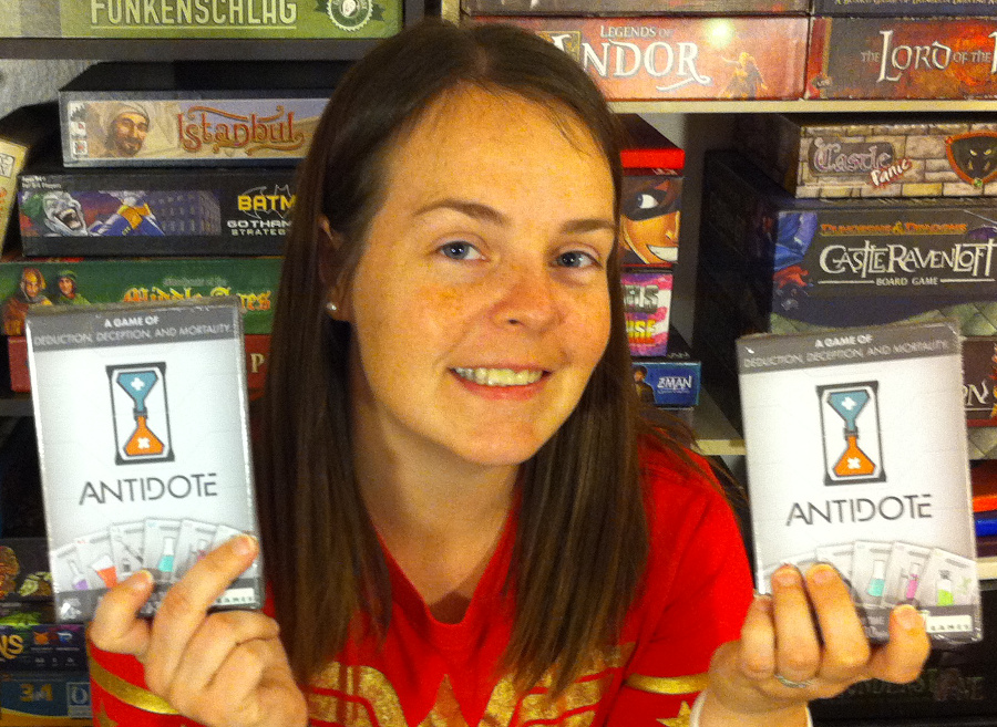 Molly with Bellwether Games donation