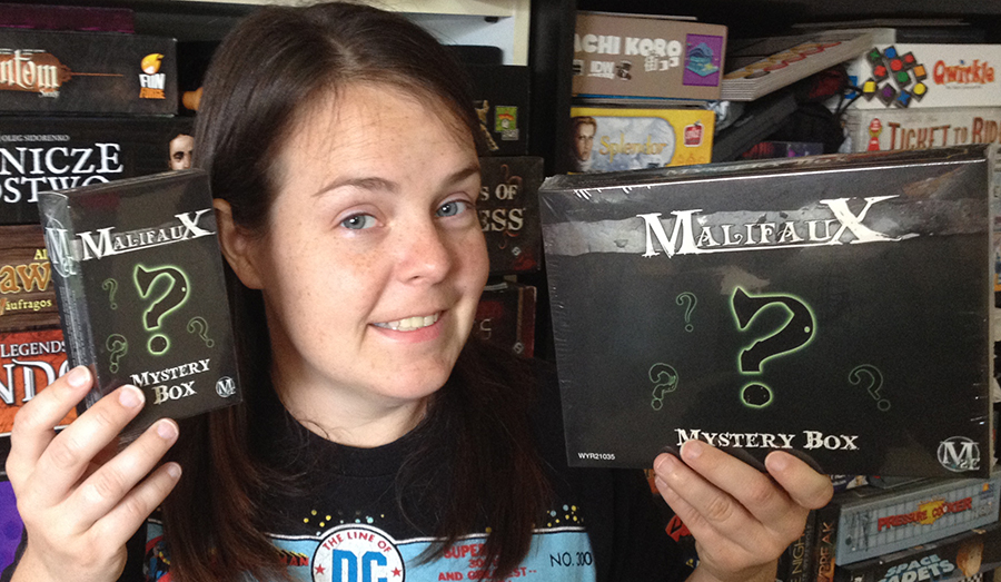 Molly with Wyrd Miniatures donations