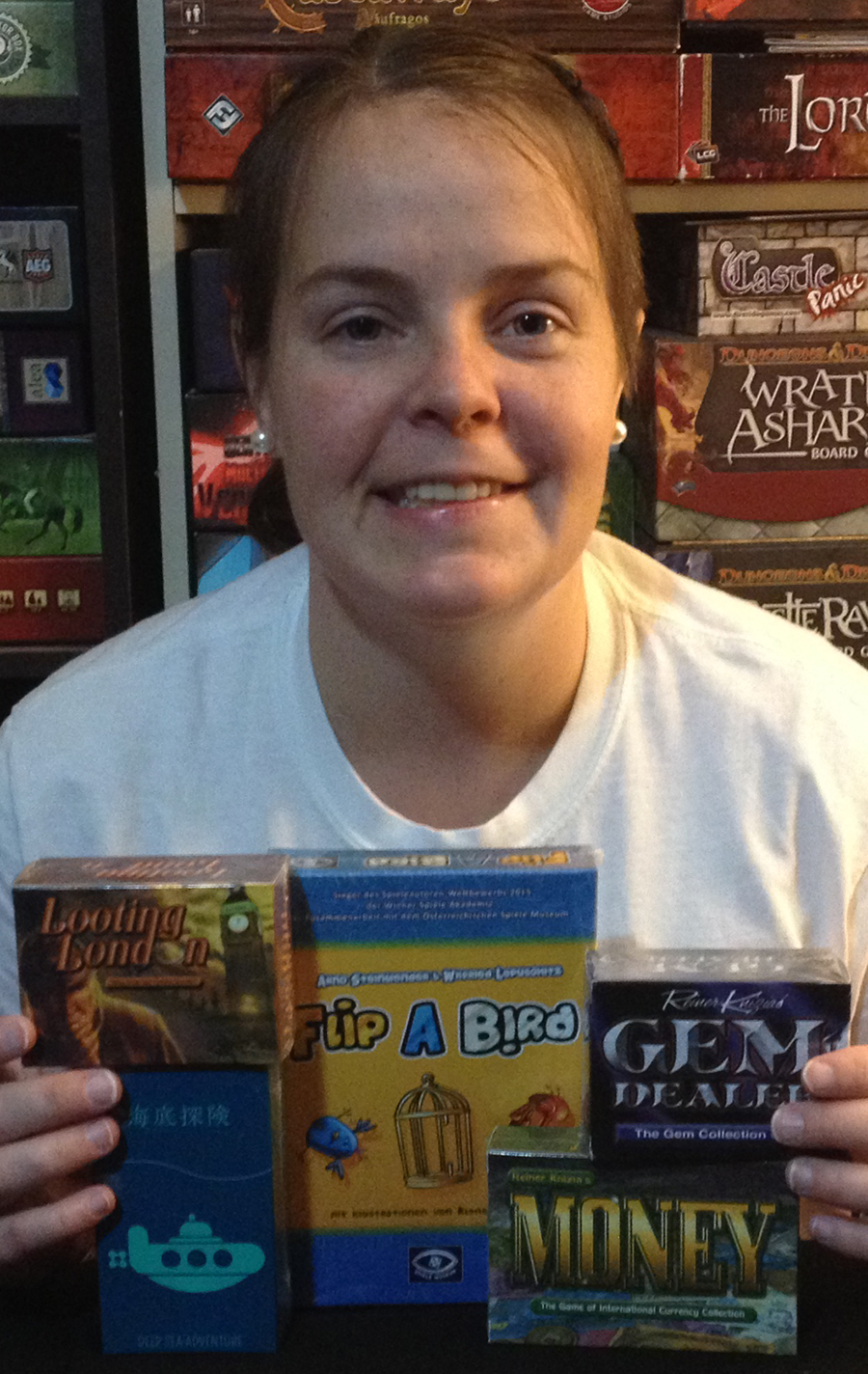 Molly with BGG Store donations