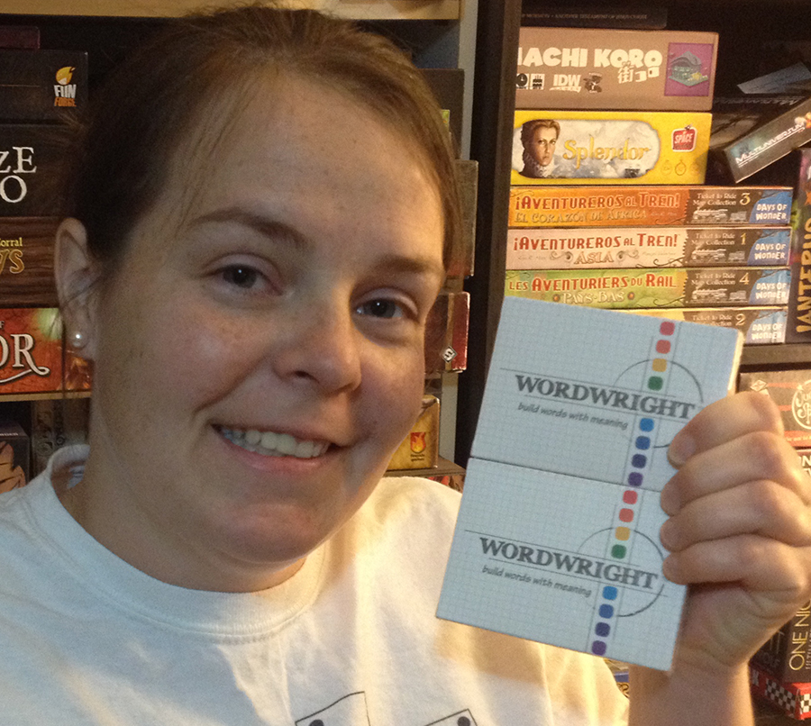 Molly with two copies of WordWright